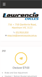 Mobile Screenshot of lawrenciacycles.com.au